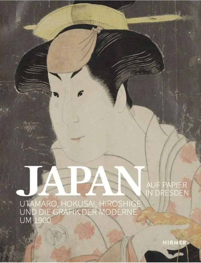 historischer Holzdruck einer Japanerin