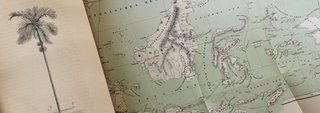 eine Landkarte der Insel Borneo