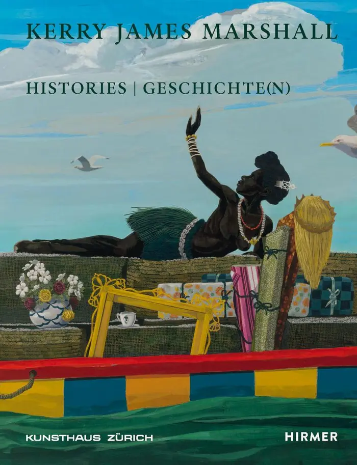 Gemälde einer Frau in einem Boot