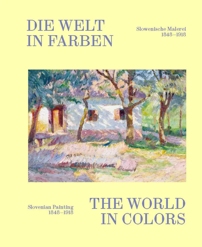 Buchcover mit Malerei einer sonnigen Landschaft