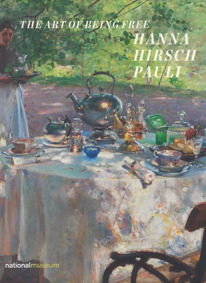 Buchcover mit dem Gemälde eine gedeckten Tisches im Garten