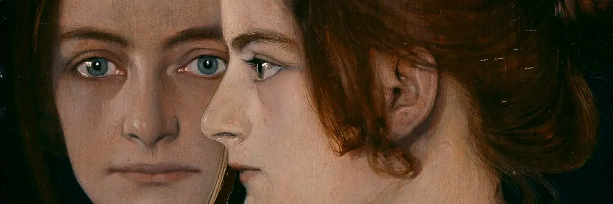 Ein Ausschnitt eines Frauenporträts